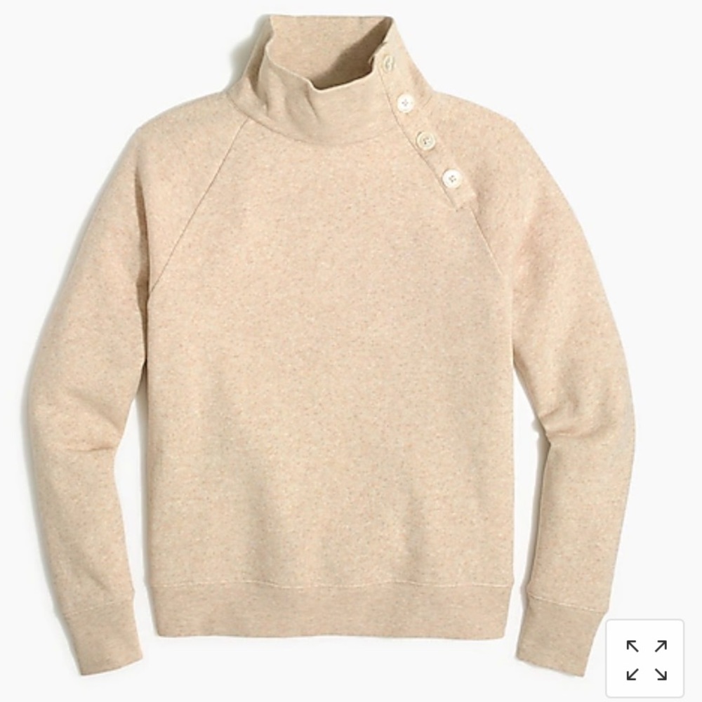 CLOSET CLEAR OUT !J.CREW PULLOVER BUTTON NECK SWEATER